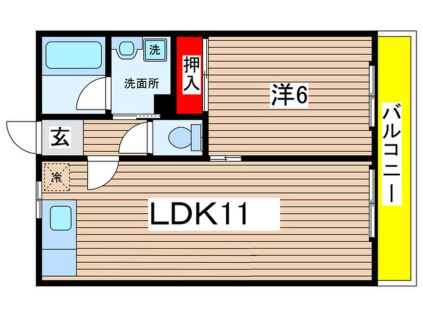 間取図 ＦＢ恵方マンション