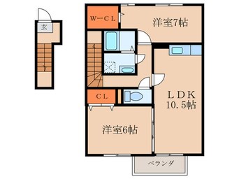 間取図 ピュアスト－ン