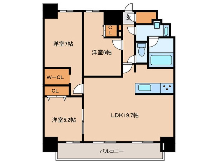 間取り図 仮）中村区大門町マンション