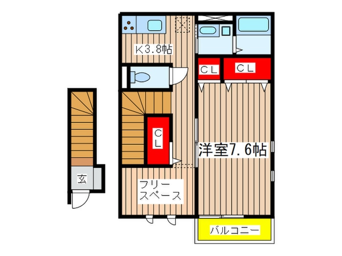 間取り図 クレール　ユニヴェール
