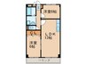 レジデンス城下 2LDKの間取り