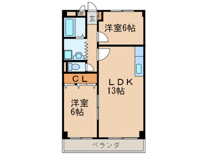 間取図 レジデンス城下