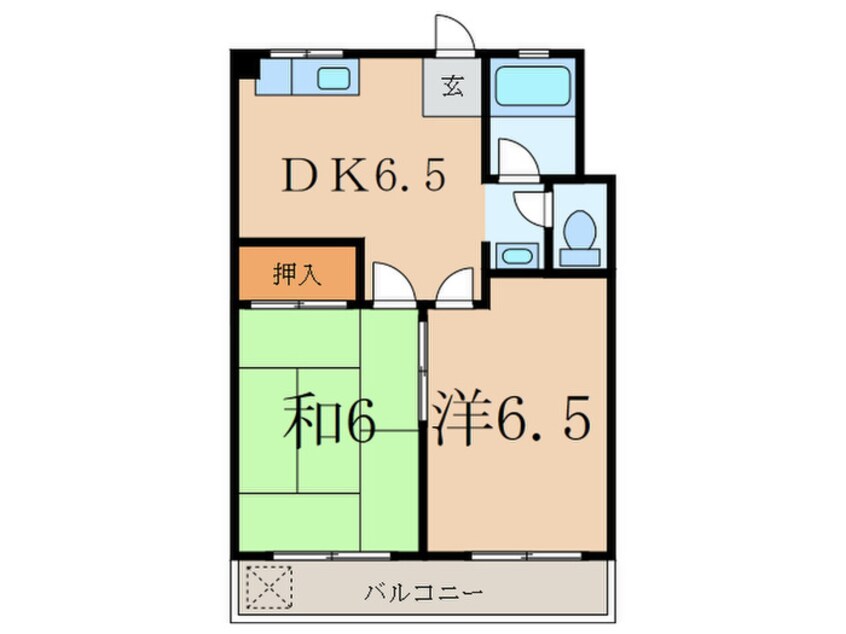 間取図 兼たかマンション