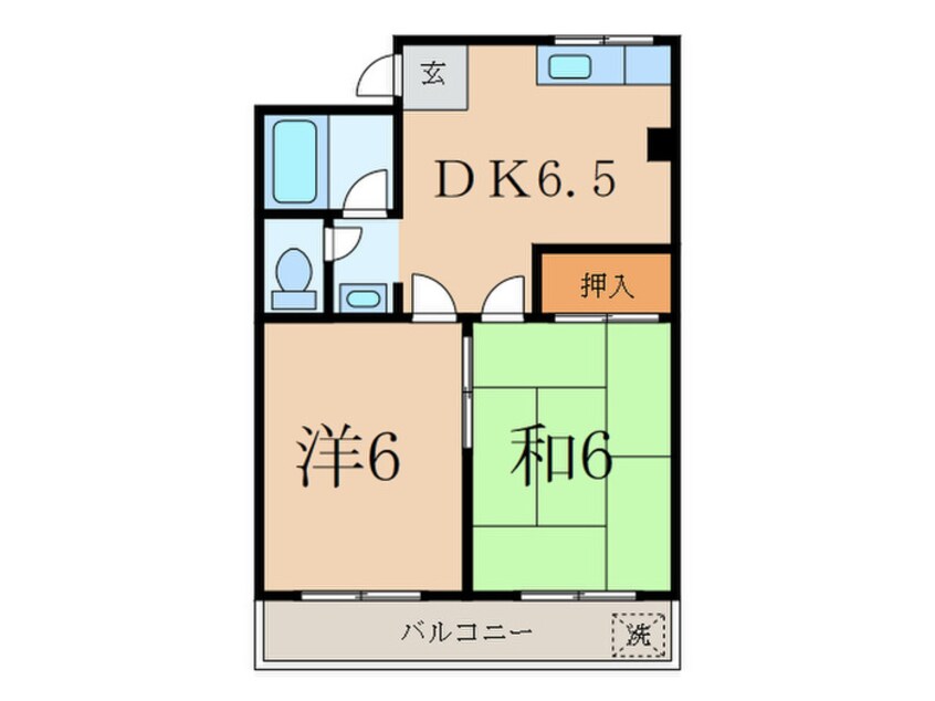 間取図 兼たかマンション