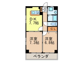 間取図 ラ　プロスペリテ