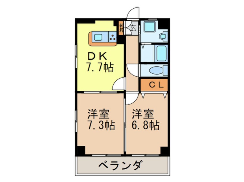 間取図 ラ　プロスペリテ