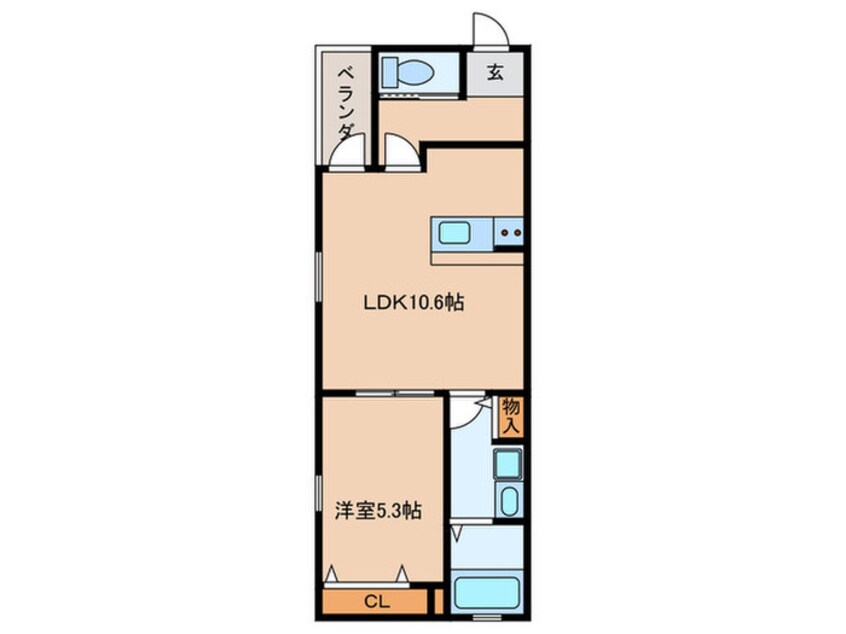 間取図 グランフォーレ大金