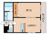リシェ－ル正保 1LDKの間取り
