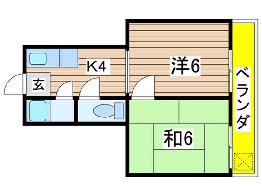 間取図 コ－ポ秀英