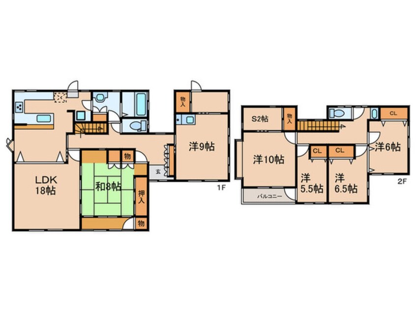 間取図 八剱町下池田貸家