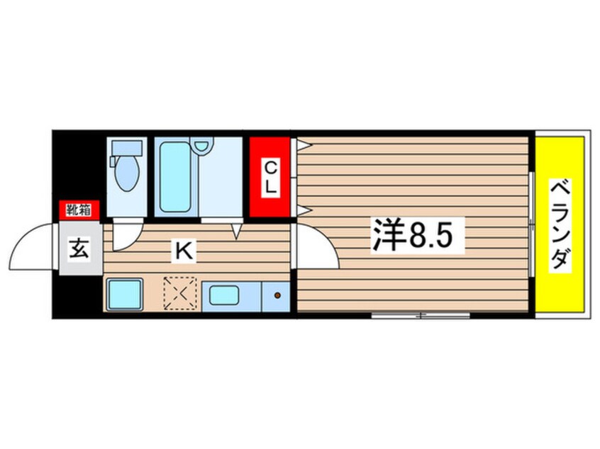 間取図 ブロア　アム－ル