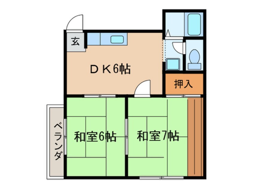 間取図 グリンヒル高座