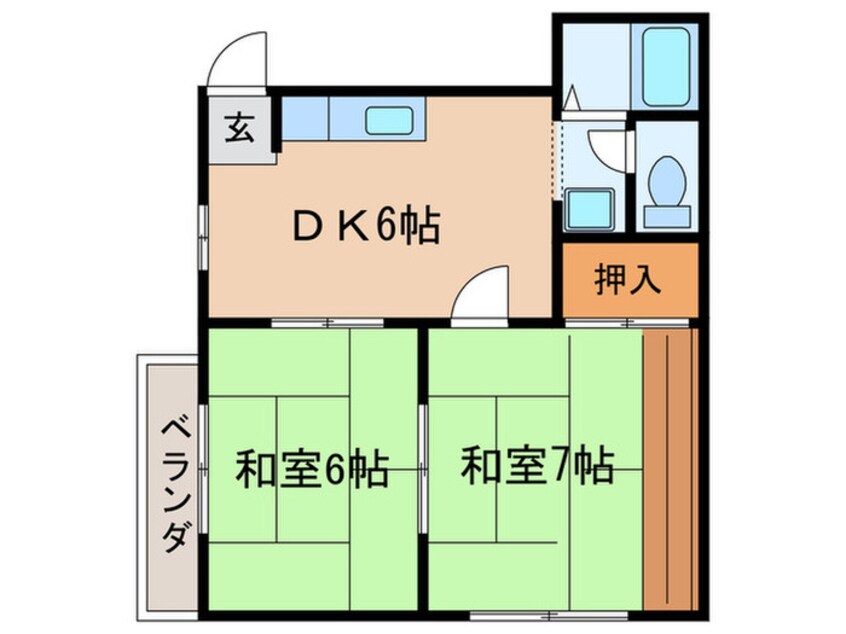 間取図 グリンヒル高座