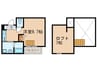 カユーハ大宮 1Rの間取り