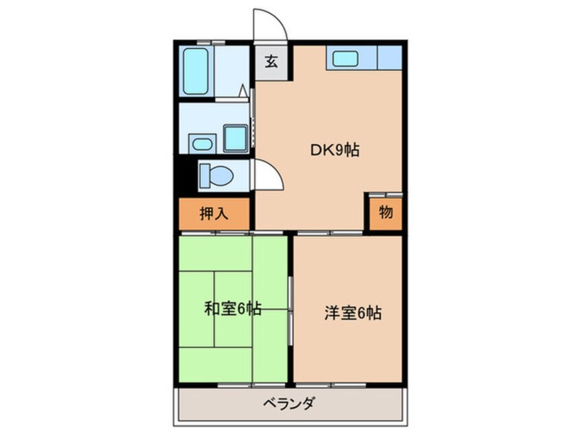 間取図 グリ－ンハイツ