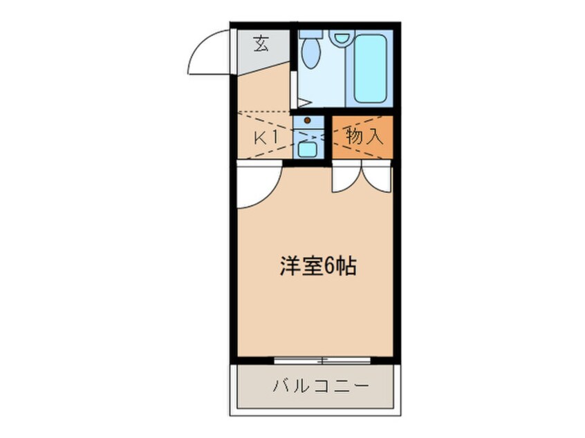 間取図 カーサ栄生