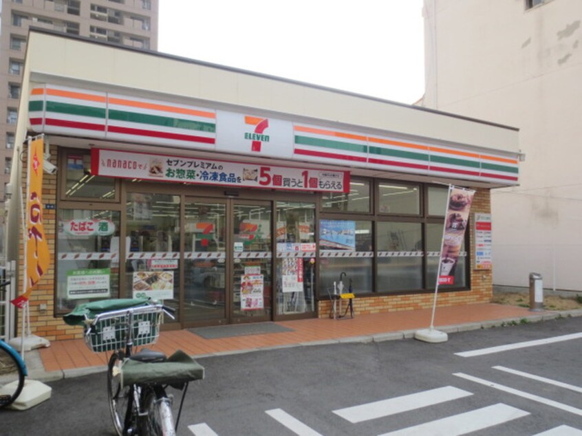 セブン-イレブン 名古屋千代田３丁目店(コンビニ)まで450m ﾌﾟﾚｻﾝｽ上前津ﾘﾗｼｽ(502)