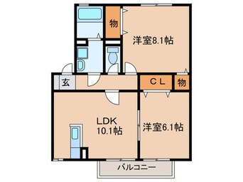 間取図 ロイヤルガーデン北屋敷