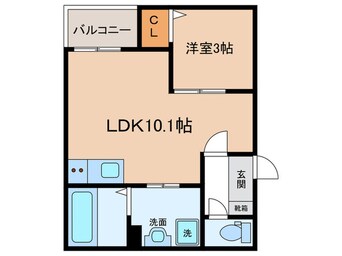 間取図 Warren shohoⅢ