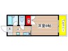 三恵ハイツ 1Kの間取り