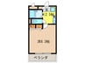 ｆｉｒｓｔ－３６ 1Kの間取り