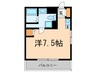 アスク正木 1Rの間取り