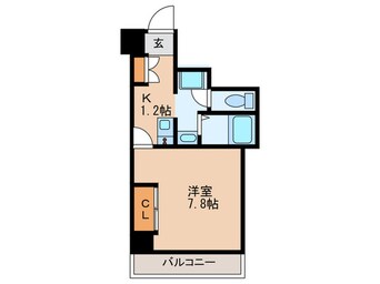 間取図 レオパレスＦｌａｔ新栄