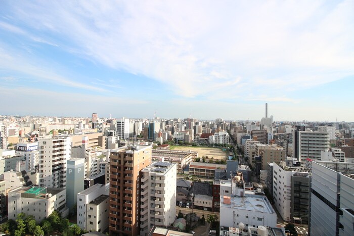 室内からの展望 レオパレスＦｌａｔ新栄