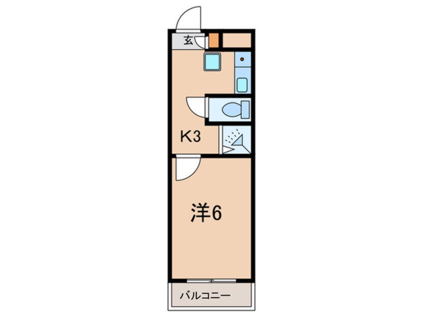 間取図 レジデンス茶屋ｹ坂