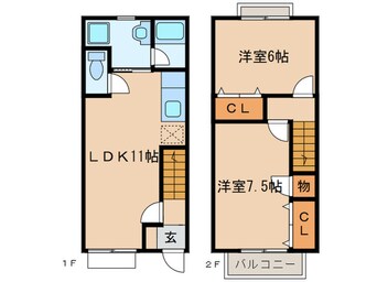 間取図 Ｂｒａｎｃｈｅ柏森