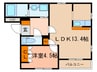 Ｈｏｍｅ　Ｂｏｕｎｄ 1LDKの間取り