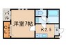 アムール金山 1Kの間取り