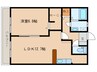 コ－ポリヲ 1LDKの間取り