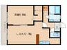 コ－ポリヲ 1LDKの間取り