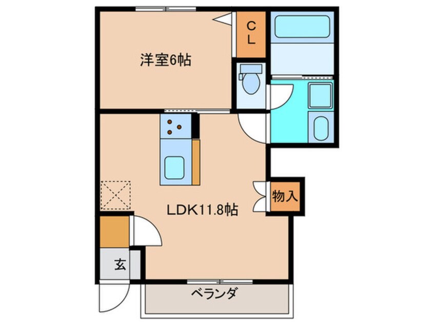 間取図 プランドールⅡ