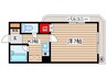 ＰＲＯＸＹＳＱＵＡＲＥ植田西 1Kの間取り