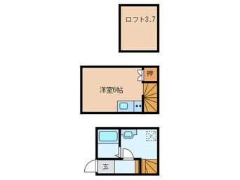 間取図 ワンラブ港栄