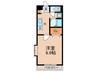 アムール　エスポワール　浅井 1Kの間取り