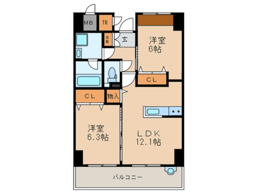 間取図 リンパクマンション