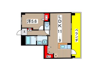 間取図 ＣＥＮＴＲＡＬ　ＦＥＲＳ