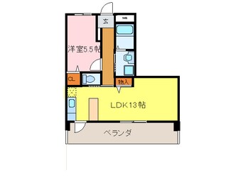 間取図 ＣＥＮＴＲＡＬ　ＦＥＲＳ