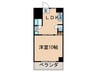 ヨシダビル 1LDKの間取り