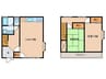 熊澤貸家（東棟） 2LDKの間取り