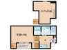 ESPACIO今池 1Kの間取り