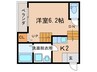 ESPACIO今池 1Kの間取り