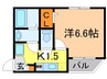 グリ－ンハイツ 1Kの間取り