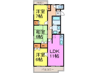 間取図 振甫ニューコーポ