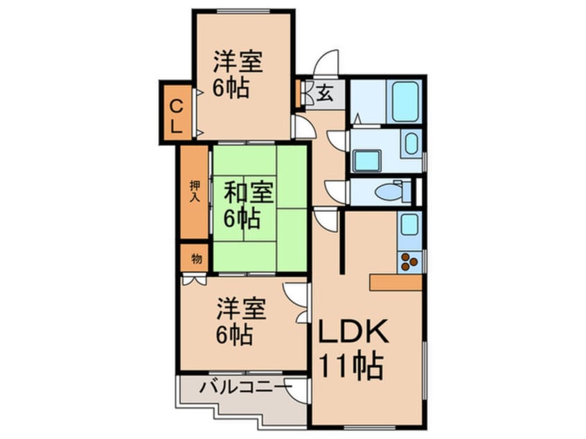 間取図 振甫ニューコーポ