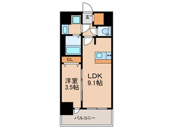 間取図 プレサンス葵デュリス