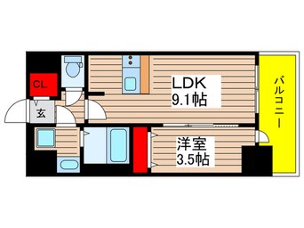 間取図 プレサンス葵デュリス